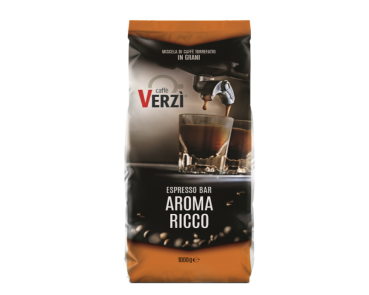 Caffè Verzi Kaffeebohnen 1 kg – Aroma Ricco | Intensiver italienischer Espresso