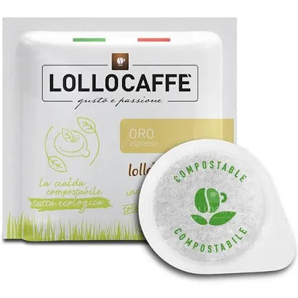 Lollo Caffe Oro Gold Kaffeepads ESE Pads 44mm Cialde 150 Stück
