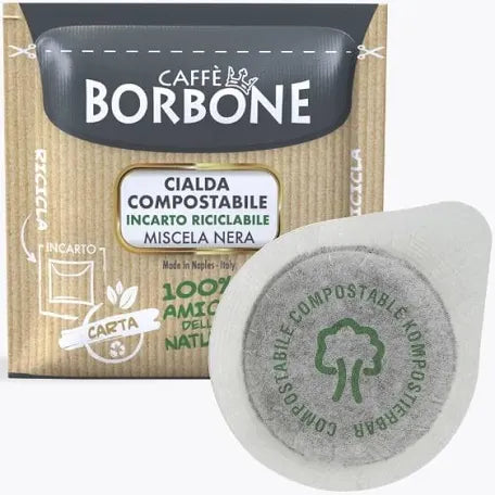 Borbone Caffe Nera Schwarz Kaffeepads ESE Pads 44mm Cialde 100 Stück