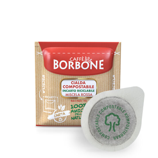 Borbone Caffe Rossa Kaffeepads ESE Pads 44mm Cialde 100 Stück