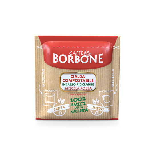 Borbone Caffe Rossa Kaffeepads ESE Pads 44mm Cialde 100 Stück