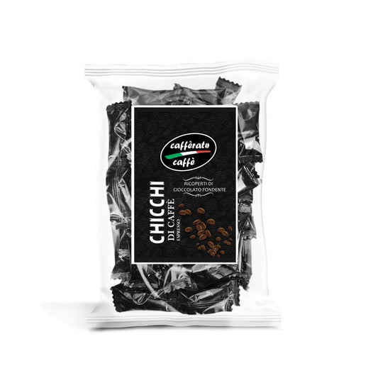 Cafferato Caffe Espresso Schoko Kaffeebohnen mit Zartbitter Schokolade
