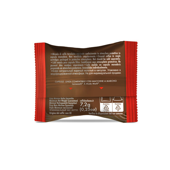 Borbone Caffe Don Carlo Rossa Rot kompatibel a modo mio Kaffeekapseln