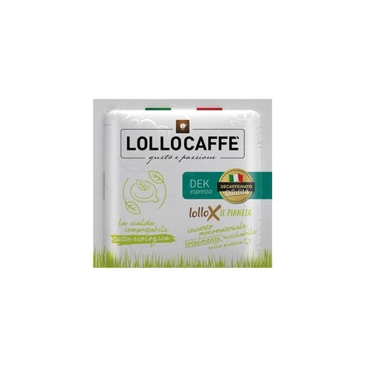 Lollo Caffe Dek entkoffeiniert Kaffeepads ESE Pads 44mm Cialde 150 Stück