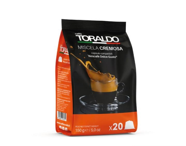 Toraldo Caffe Napoletano Cremosa Dolce Gusto Kaffeekapseln 100 Stück