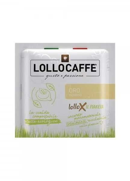 Lollo Caffe Oro Gold Kaffeepads ESE Pads 44mm Cialde 150 Stück