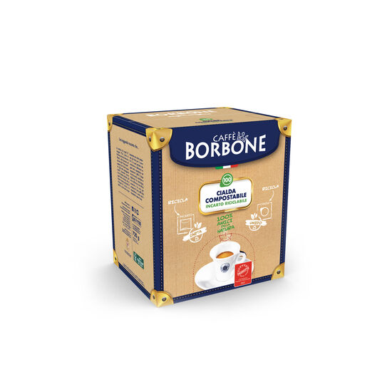 Borbone Caffe Blu Blau Kaffeepads ESE Pads 44mm Cialde 100 Stück