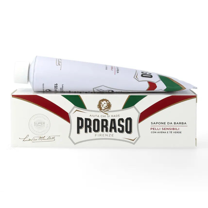 Proraso Rasierseife für empfindliche Haut – Grüner Tee & Hafer 150ml