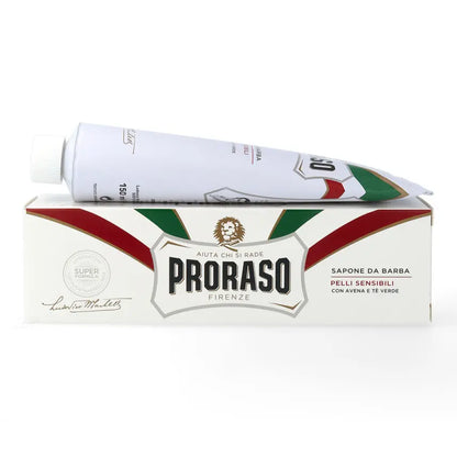 Proraso Rasierseife für empfindliche Haut – Grüner Tee & Hafer 150ml