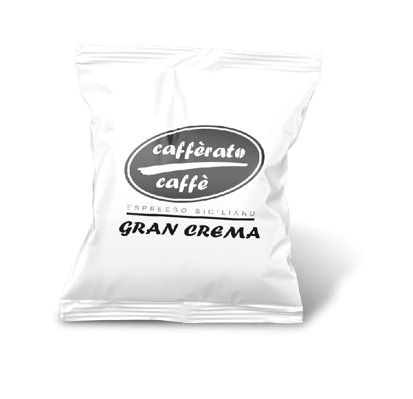 Cafferato Caffe Espresso Siciliano Gran Crema Kaffeekapseln kompatibel Nespresso®* kompatibel - Coffee Pods (Kapseln, 100 Stk.)