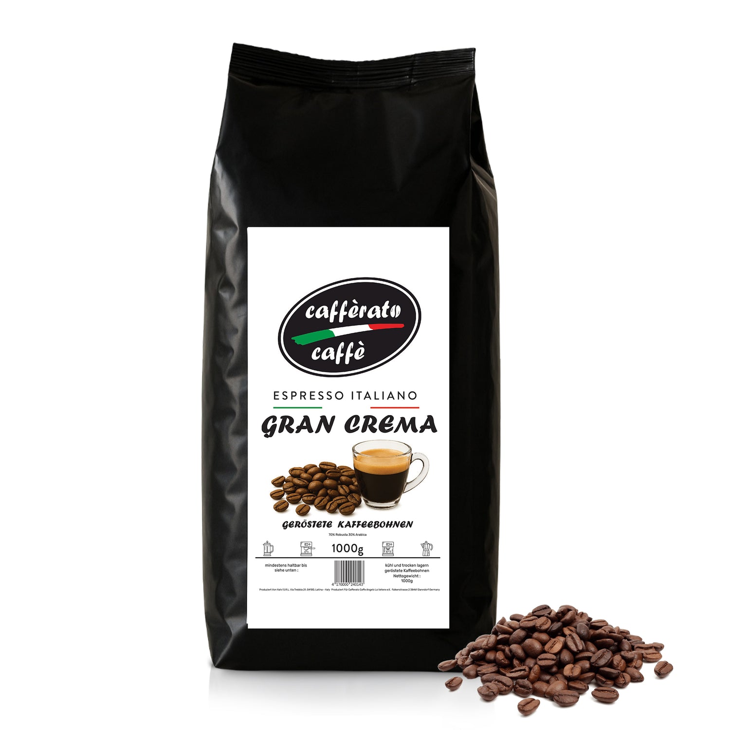 Cafferato Caffe Gran Cema Kaffeebohnen