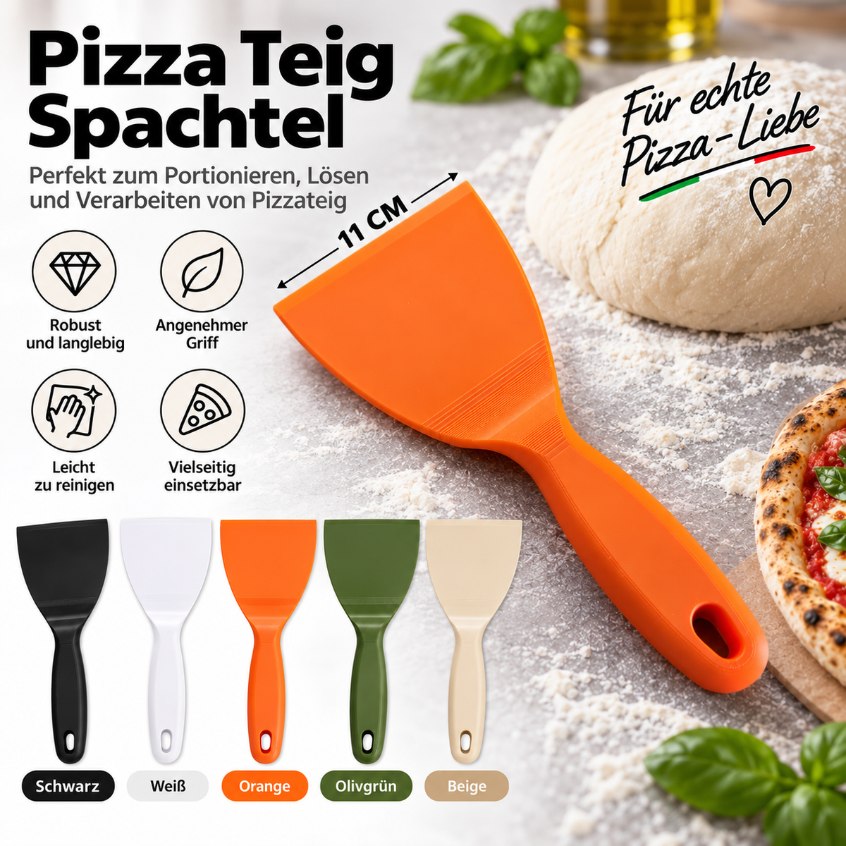 Pizza Teig Spachtel