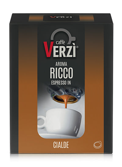 Verzi Caffe Ricco Kaffeepads ESE Pads 44mm Cialde 150 Stück