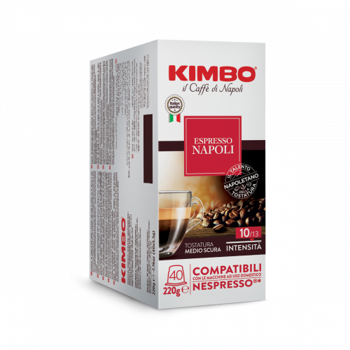 Kimbo Espresso Napoli 100 Kapseln kompatibel für Nespresso Maschinen