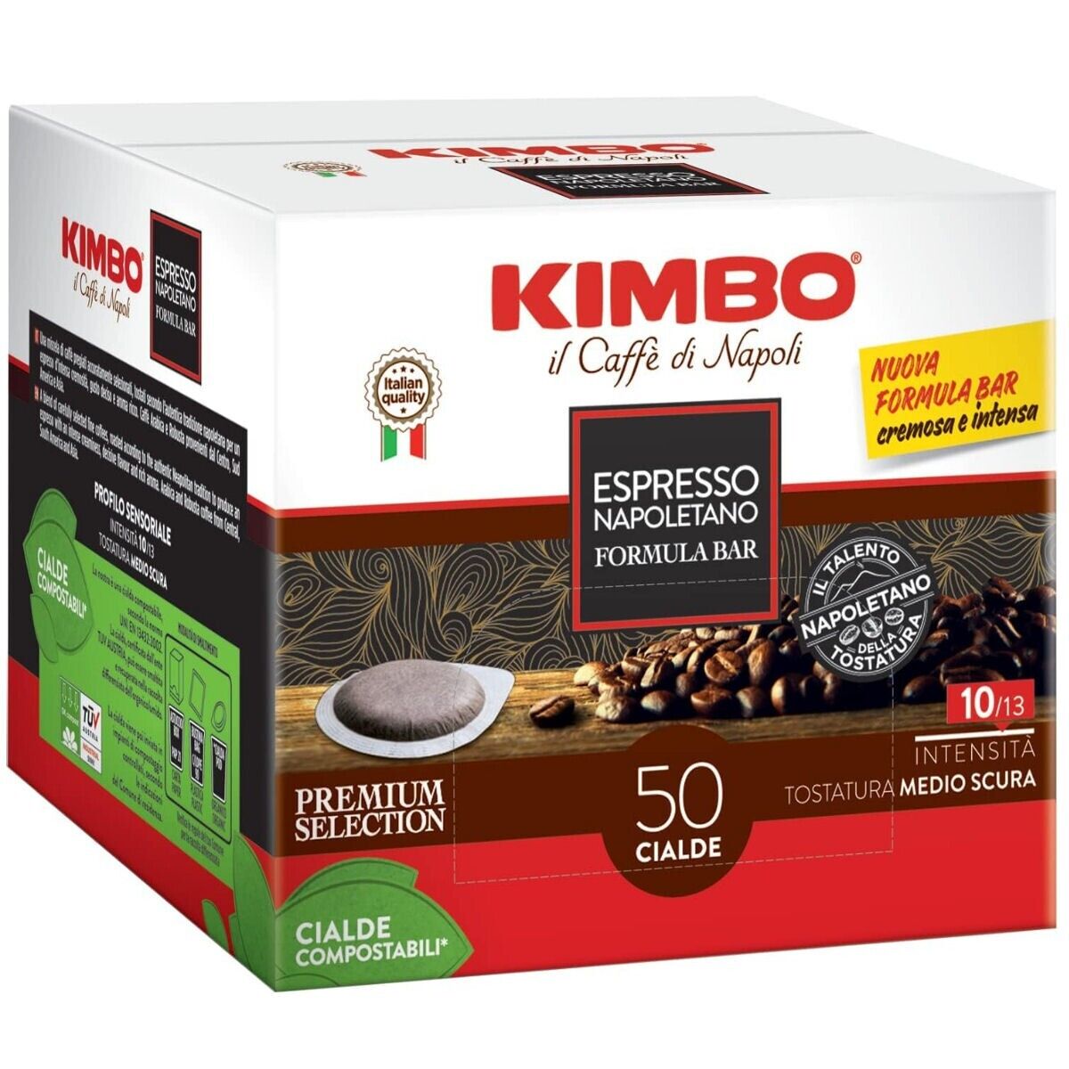 Kimbo Caffe Napoletano Kaffeepads ESE Pads 44mm Cialde 50 Stück