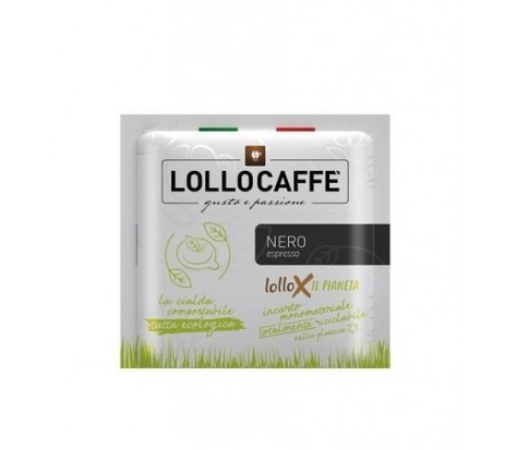 Lollo Caffe Nero Schwarz Kaffeepads ESE Pads 44mm Cialde 150 Stück