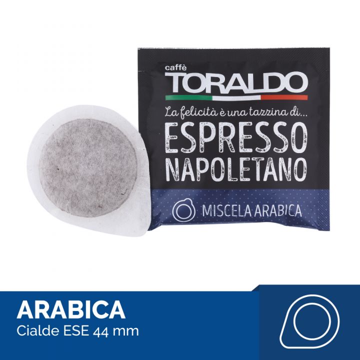 Toraldo Caffe Arabica Kaffeepads ESE Pads 44mm Cialde 150 Stück