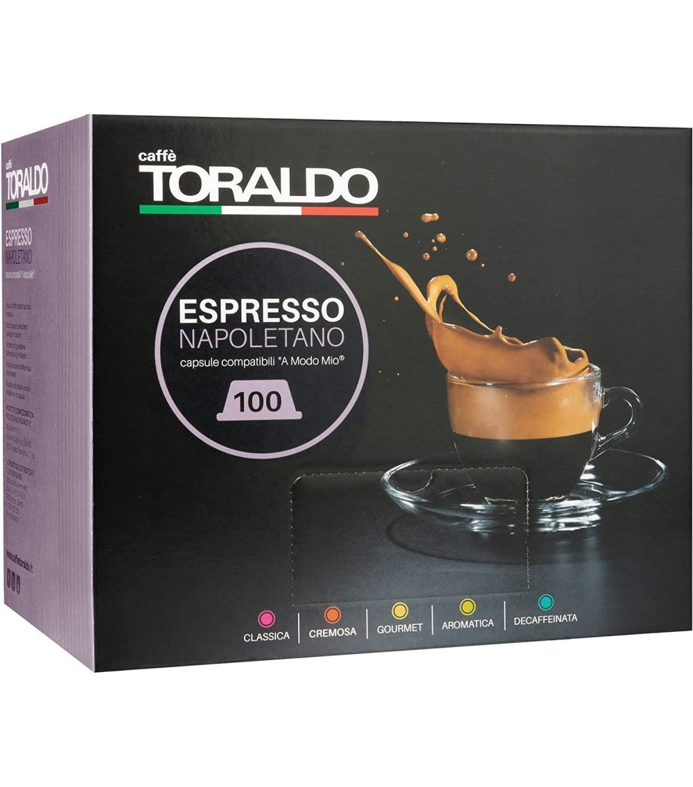 Toraldo Caffe Classica kompatibel a modo mio Kaffeekapseln 100 Stück